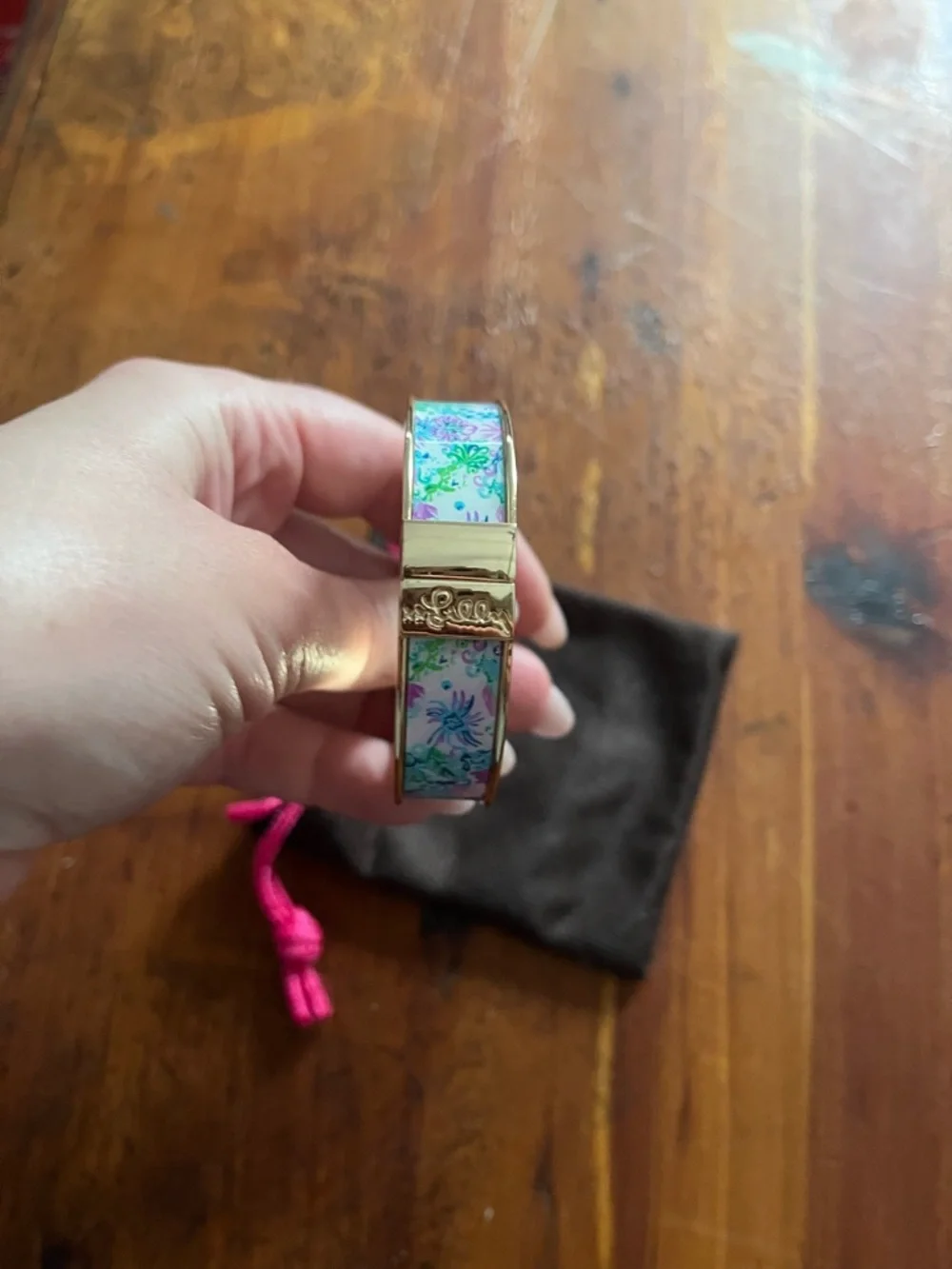 Lilly Pulitzer - Mandevilla Baby Paradise Petals Bracelet / Bangle - Picture 4 of 5